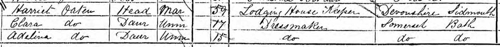 1871 England Census for Harriet (Bolt) Oaten