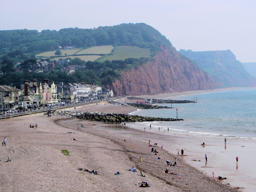 Sidmouth Beach by Touriste